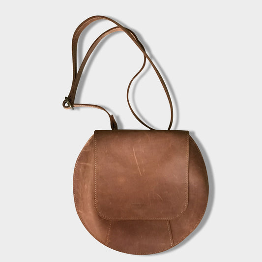 All-Leather Sling Bag