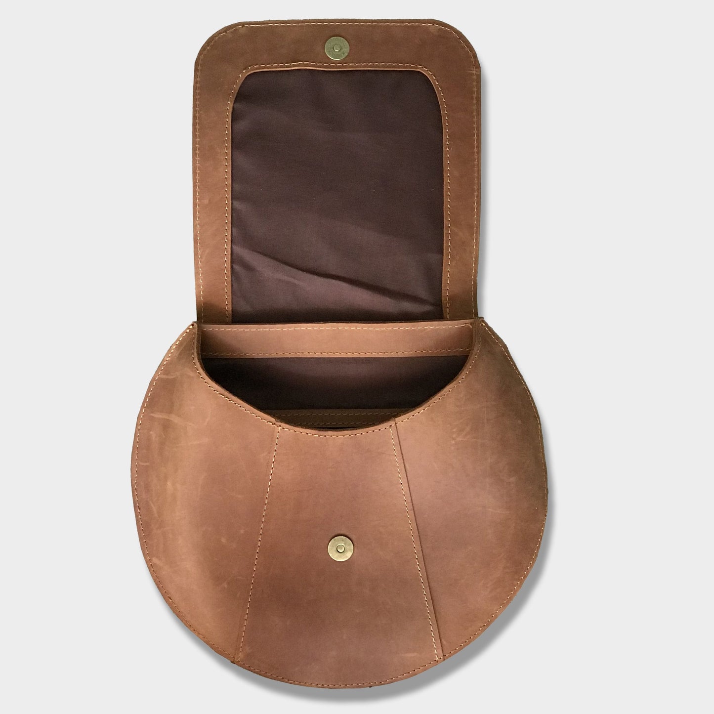 All-Leather Sling Bag