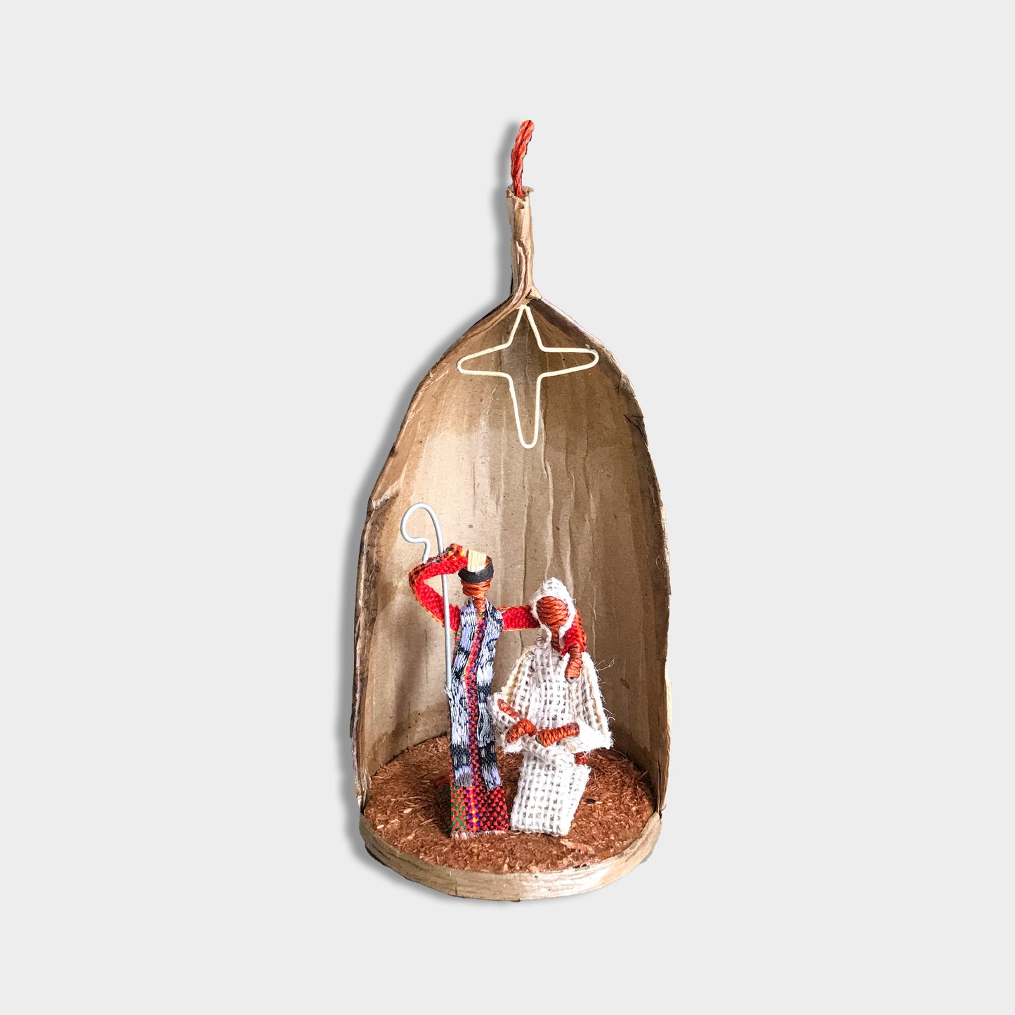 Banana fiber Nativity scene, Birth of Jesus
