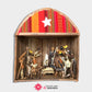 Banana fiber Nativity Scene set, Christmas Gift, Sacred birth