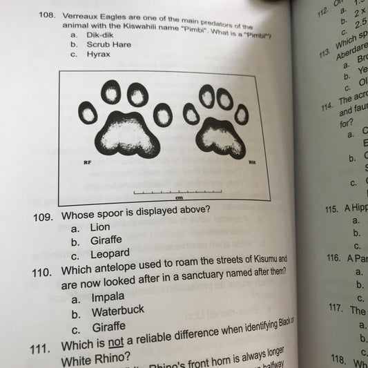 Safari Quiz Book
