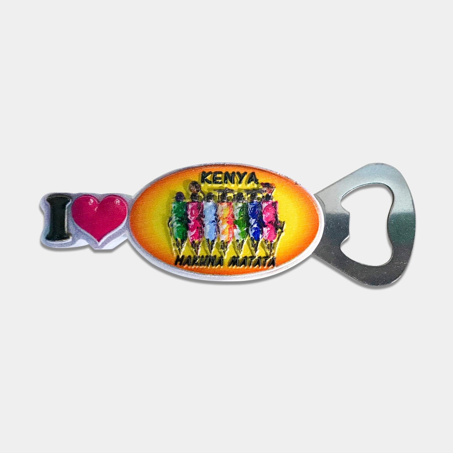 Kenya Themed Bottle Opener and Fridge Magnets
