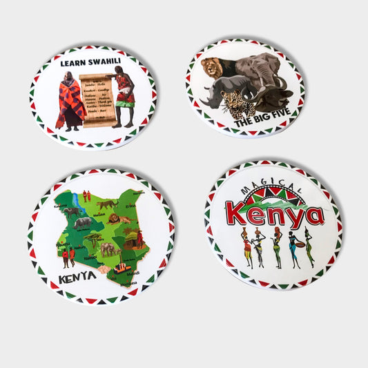 Ceramic Kenyan Culture placemats