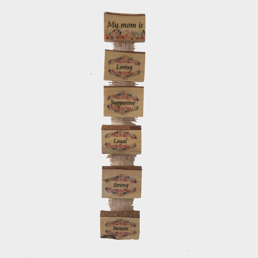 For Mama Wooden Wall Hanging