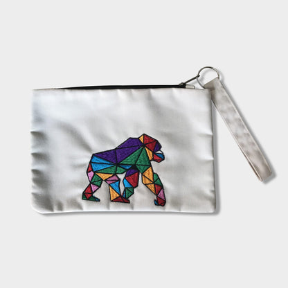 Handmade Women's Pouch with Animal Print